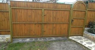 Купить распашные ворота деревянные Ярославль, цена от 2778 руб.